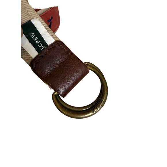Preppy J Crew Canvas Belt Whale Print Nantucket Red S/M - Picture 4 of 6